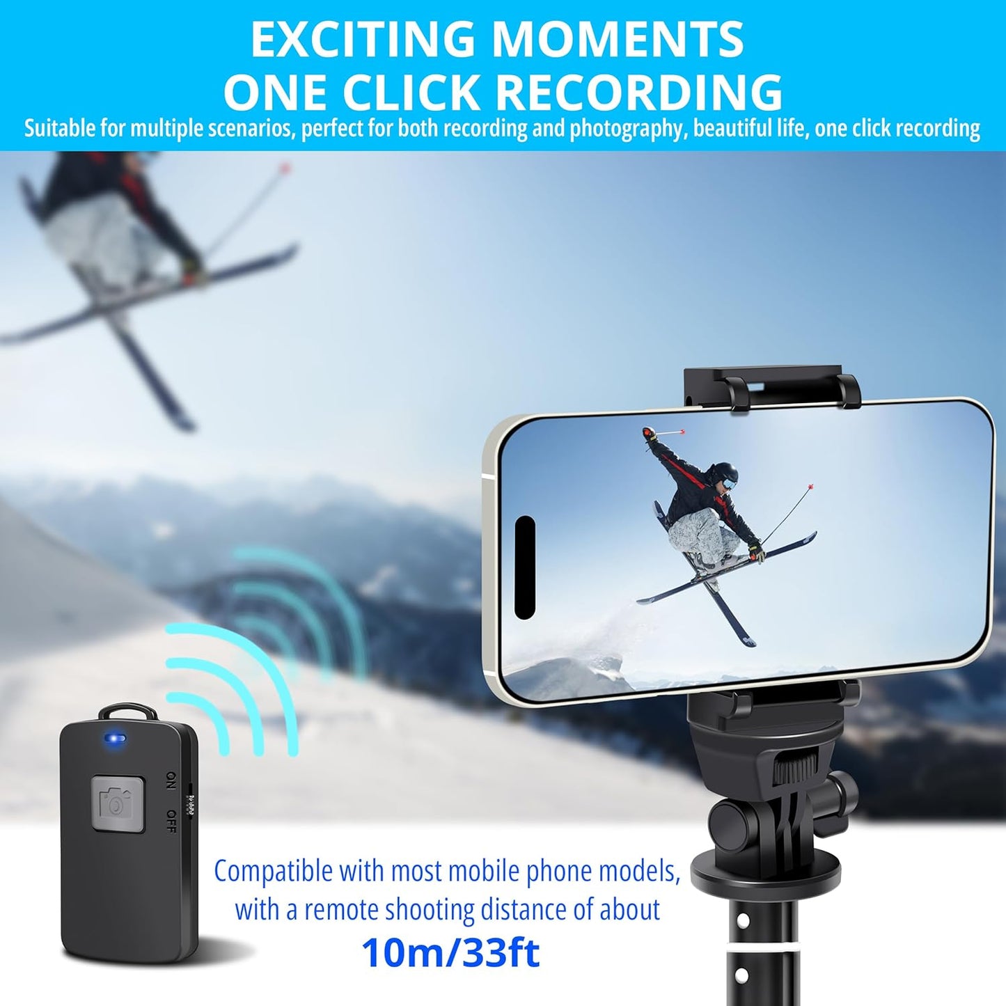 JC Series - Wireless Bluetooth Selfie Stick